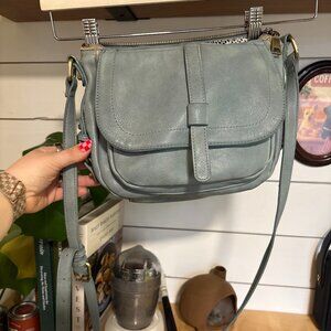 Anthropologie Leather Crossbody Bag